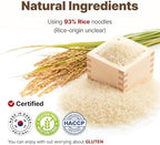 SEMPIO Rice Noodles – 93% Rice-Based, Gluten-Free, Pasta Alternative, Perfect for Clean Eating, Korean Somen – Thin & Soft, Ideal for Healthy Ramen, Guksu, Udon (28.2oz / 800g, Allergen-Friendly)
