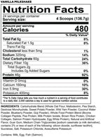 REDCON1 MRE Protein Powder, Vanilla Milkshake - Meal Replacement Protein Blend Made with MCT Oil & Whole Foods - Protein with Natural Ingredients to Aid in Muscle Recovery (25 Servings)