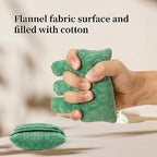 Adjustable Removable Finger Separator Protector Hand Contracture Cushion Padding Pillow Prevention Aid Training Tool With Fingers Hands Splints (Green)