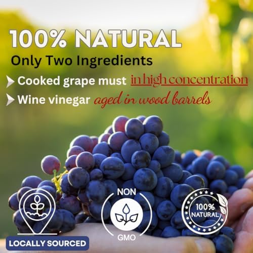 ACETO BALSAMICO DI MODENA DEL DUCA Since 1891 AGED Italian Balsamic Vinegar, IGP certified, Imported from Italy, 8.4fl oz (250ml) bottle - Pack of 1