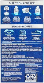 DampRid Drop Starter Kit with 1 Fresh Scent Moisture Absorbing Tab Odor Eliminator for Fresher, Cleaner Air, 15 Ounces. + 1 Free Fragrance Free Refill Pack(2 Tabs). Ilios Packaging.