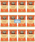 Kettle Cooked Potato Chips by Great Lakes Value Pack Bundled by SUPERDEALS | 1.375 Oz Bag | Wisconsin Cheddar | Pack of 12 with mystery bonus gift