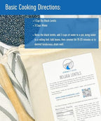 CLEAR CREEK Black Lentils | Caviar or Beluga Lentils | 4 lbs | Non-GMO | Kosher | Vegan | Non-Irradiated