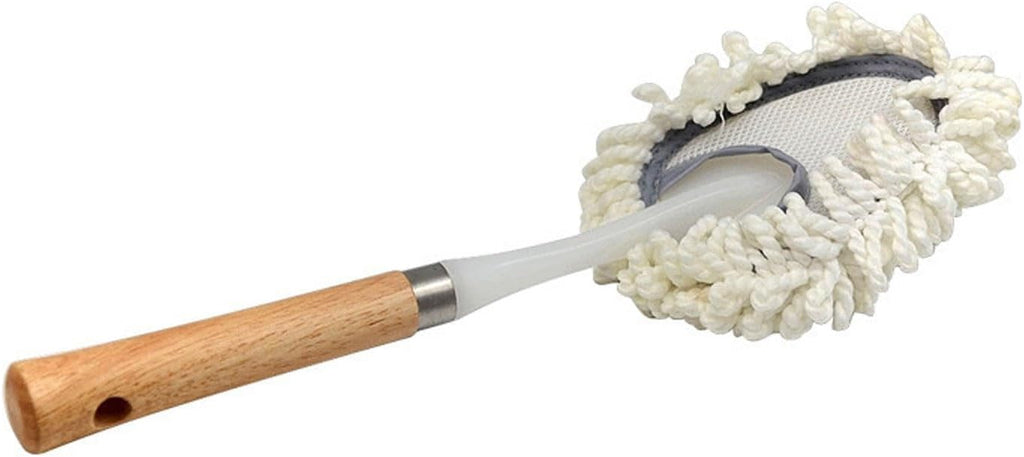 Microfiber Duster for Cleaning,Washable Reusable Wooden Handle Dusters for Cleaning Office, Car, Window, Furniture