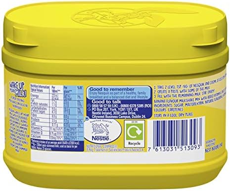 Nesquik Banana Flavour Milkshake Powder 300 g (Pack of 5)
