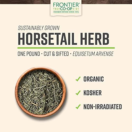 Frontier Co-op Organic Cut & Sifted Horsetail Herb 1lb
