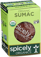 Spicely Organics Ground Sumac Spice In EcoBox, Gluten Free, 0.45 Ounces (Pack Of 6)