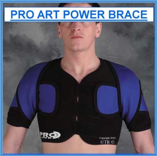 Double Shoulder Brace Support Compressive Neoprene, L/XL.