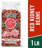 Camellia Brand Dried Red Kidney Beans – Premium Non-GMO Dry Beans for Red Beans and Rice, High Protein Plant-Based Food for Chili, Soups, Salads, Meal Prep, and Cajun Cooking 1 Pound (Pack of 2)