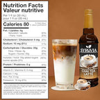 Syruvia Chai Tea Flavored Syrup for Coffee, Drinks, Lattes, and Desserts – 25.4 fl oz,