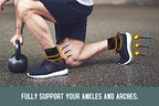 Thx4Copper Infused Plantar Fasciitis Socks for Arch Pain, Reduce Swelling&Heel Spurs, Ankle Sleeve Arch Support-PAIR