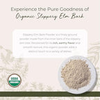 Starwest Botanicals Organic Slippery Elm Bark Powder - Traditional Herb for Tea & Recipes, Enjoy with Milk & Sweetener, Certified Kosher, Non-GMO - 4 oz Pouch