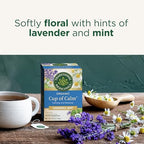 Traditional Medicinals Tea, Organic Cup of Calm, Calming & Relaxing with Chamomile Mint, 16 Tea Bags