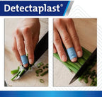Detectaplast Blue bandaids Premium, Metal detectable and Waterproof bandaids, Essential for Catering First aid kit in Food handling environments, Kitchen aid, 0,98 x 2,83 inches, 100 Strips