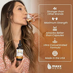 Maxx Herb Astragalus Root Extract - Max Strength Liquid Tincture Absorbs Better Than Capsules or Powder, for Immune Support and Mental Clarity - 4 Oz Bottle (60 Servings)