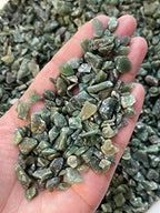 GAF TREASURES 2 oz Lot Natural Semi Green Aventurine Gemstone Chips, Crushed Mini Tumbled Crystals, Undrilled Crystal Chips (Green Aventurine)