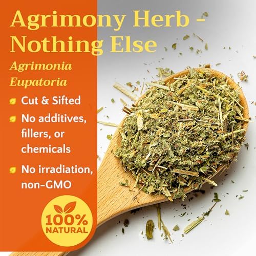 Agrimony Herb 1lb Tea - Dried Agrimonia Eupatoria - Cut & Sifted Fresh Herbal Loose Teas