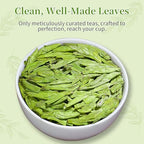 CHADUO Longjing Tea Pre-Qingming Dragon Well Green Tea New Tea Chinese Green Tea Loose Leaf Long Jing Green Tea Rich Bean Aroma First Grade 120g/4.23oz 龙井 龍井茶 中国绿茶