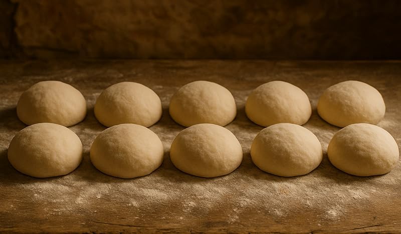Authentic imported Italian Pizza Dough – Made Fresh | Non-GMO, Glyphosate-Free (20-10 Ounce Balls)