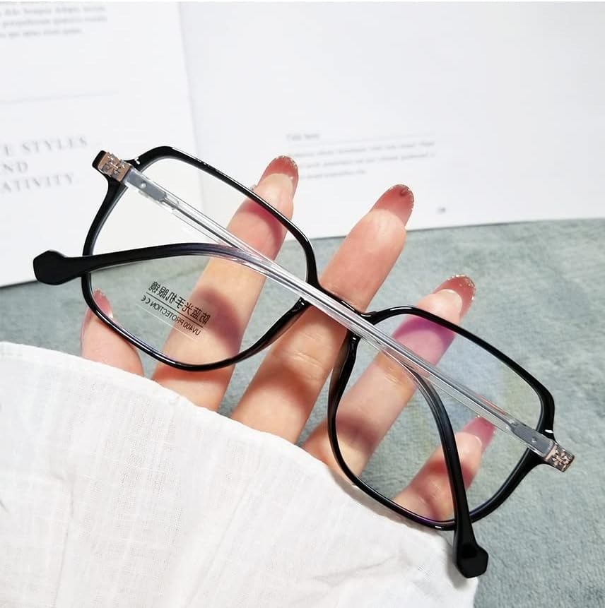 Fatigue Relieve Reading Glasses Computer Readers Anti Blue Light Oversized Flat Light Mirror Presbyopic Glasses