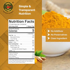 Spice Magic Organic Turmeric Powder, 8oz (226 g) | Haldi/Curcuma | Lab Tested for Heavy Metals | Non-GMO, Gluten-Free | Finely Ground for Cooking, Golden Milk & Baking | Product of India