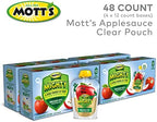 Mott's Mighty Honeycrisp Apple Applesauce, 3.2 Oz Clear Pouches, 48 Count (4 Packs of 12), No Sugar Added, Good Source Of Fiber, Supports A Healthy Digestive System, Gluten-Free, Kosher