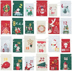 24 Pieces Christmas Burlap Gift Bags with Drawstrings Xmas goodie Bags Bulk for Winter Holiday Party Favor (Christmas Burlap Treat Bags 2025)