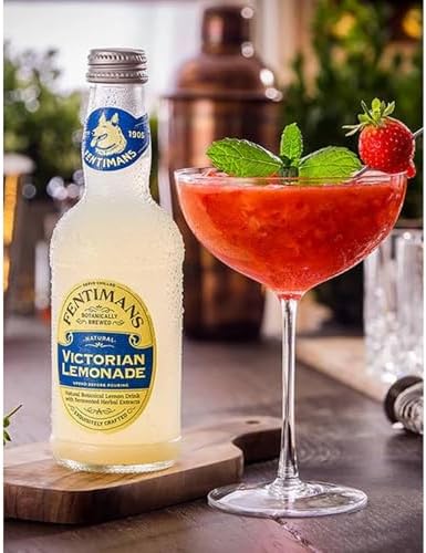 Fentimans Botanically Brewed Classic Victorian Lemonade Sparkling Soda, 9.3 fl oz Bottles – Premium Craft Soda/Mixer for Cocktails & Refreshing Drinks