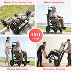 Foldable Electric Wheelchair for Seniors, All-Terrain Power Wheelchair with 15-Mile Long Range, 620W Powerful Motor Portable Lightweight Mobility Chair with 12" Puncture-Proof Tires No Installation