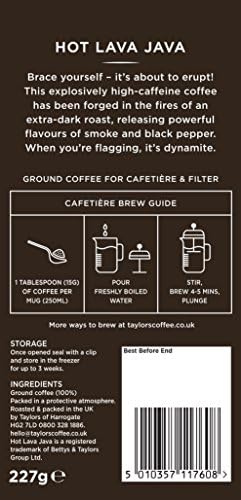 Taylors Hot Lava Java Coffee 3x 227g