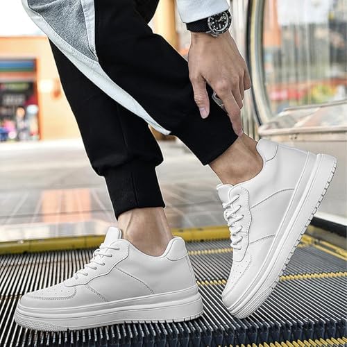 Height Boost Sneakers with Invisible Lift, 1.6”/2.4”/3”/4” Height Increase, Lightweight Breathable Non-Slip Shoes for Men & Women (Unisex Size Guide)