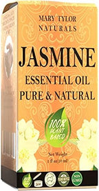 Jasmine Essential Oil (1 oz), Premium Therapeutic Grade, 100% Pure and Natural, Perfect for Aromatherapy, and Much More by Mary Tylor Naturals