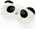 Cute Animal Sleeping Mask Soft Plush Blindfold Cute Rabbit Panda Koala Eye Cover Eyeshade for Kids Teens Girls Women (Panda)