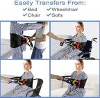 Transfer Sling, Transfer Belt for Elderly, Gait Belts for Seniors, Heavy Duty Patient Lift Belt, Mobility Lifting Aid, Gait Belt with Handles for Disabled, Injured-Safely Move from Bed and Wheelchair