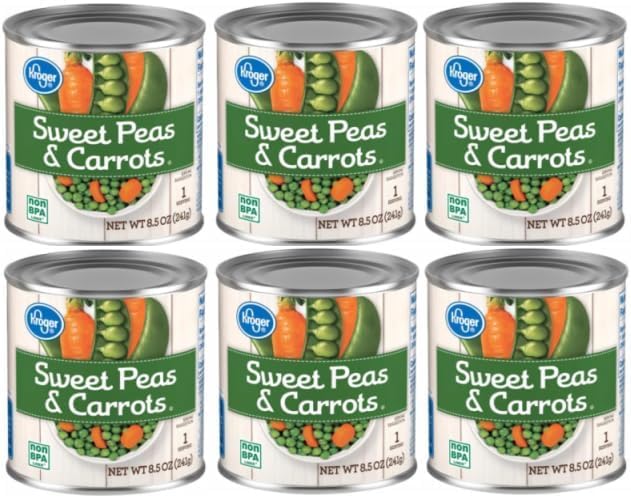Sweet Peas & Carrots (Pack Of 6 Cans) 8.5 oz. Each