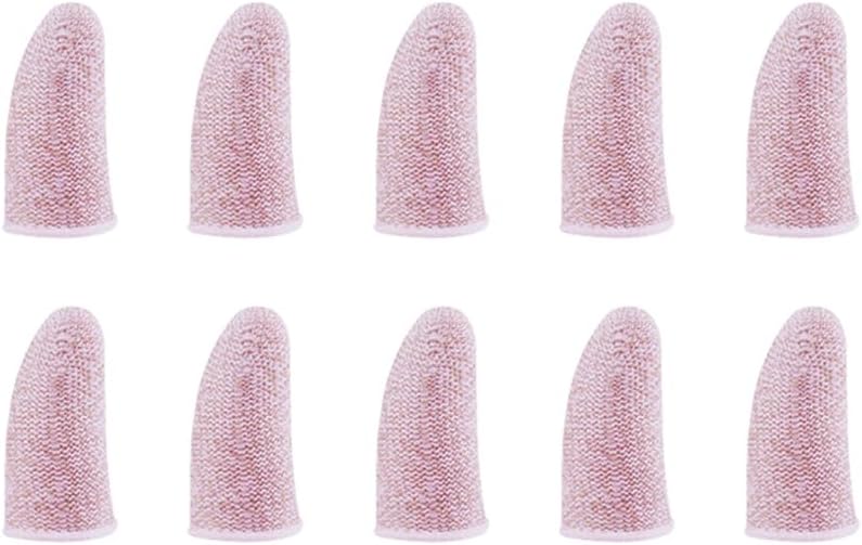 CHILDWEET Gaming Finger Sleeves Sweat-Resistant Thumb Protector Lightweight Fingertip Covers for Mobile Phone Game Control Anti-Slip Finger Sleeves