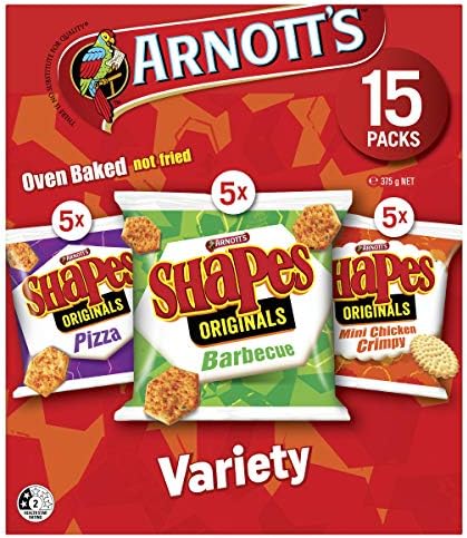 Arnott's Shapes Variety 15 Pack 375g