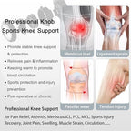 Neurogena Knee System Brace, Medical Knee Support for Meniscus Tear, Arthritis Pain Relief (Black-Left,Medium)