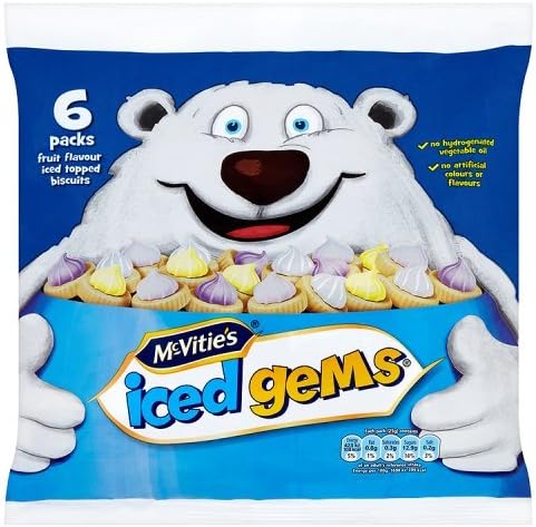 Jacob's Gems Iced 6 x 25g
