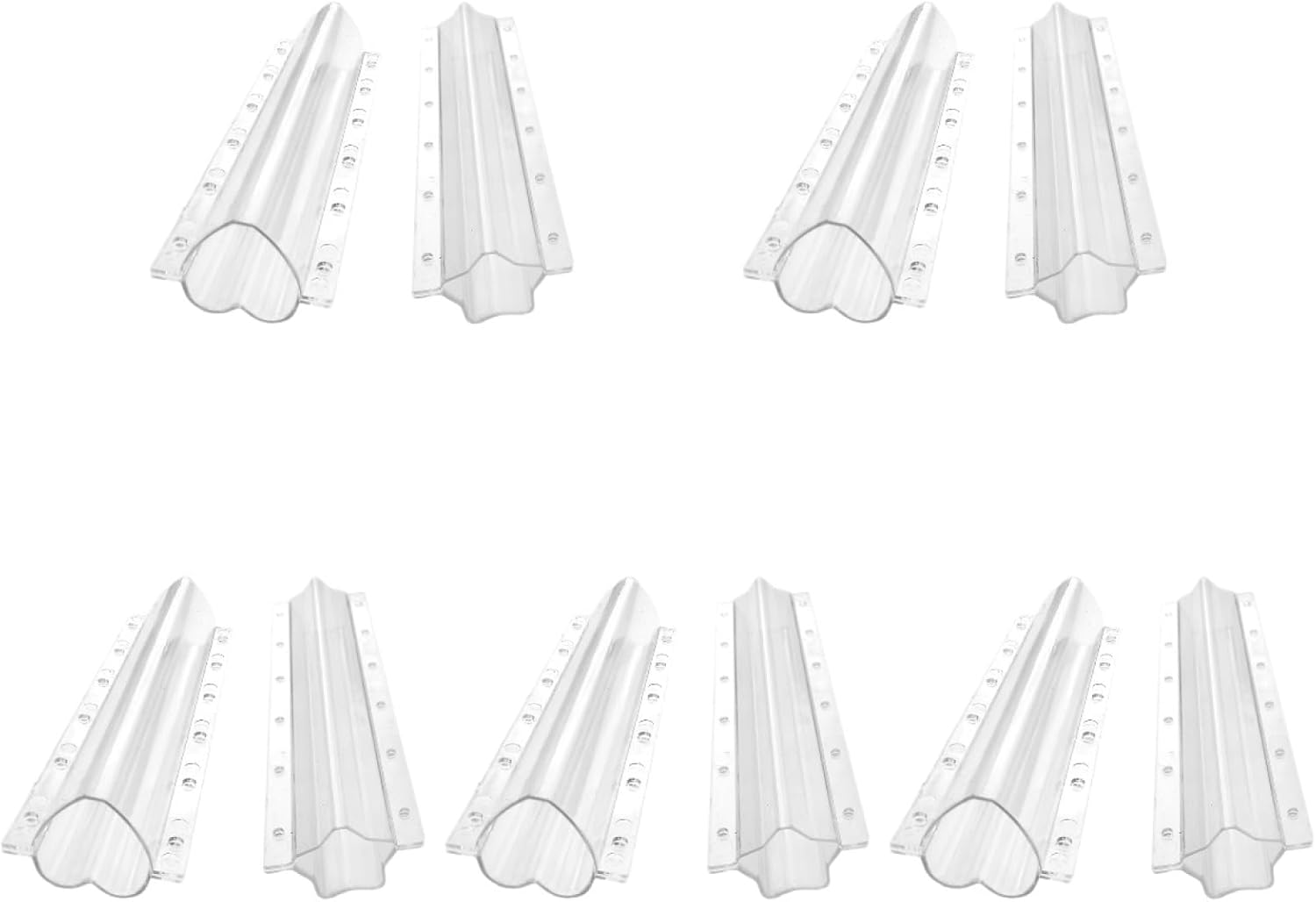 Yardwe Cucumber Shaping Molds, 10PCS Plastic Fruit Mold Garden Vegetable Forming Mold Fruit Shaping Molds Tool (Star+Heart)