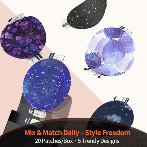 Sensor Covers for Libre 3 Waterproof - 20pcs Adhesive Patches for Libre 3,with Easy-Peel Tab Pre-Cut Backing,CGM Sensor Tape for 10-14 Days SereneGlow
