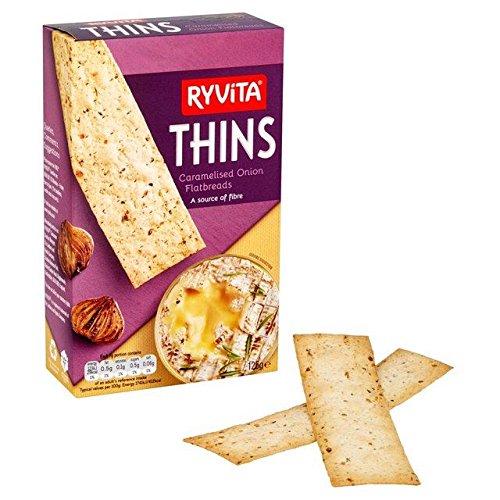 Ryvita Caramelised Onion Thins - 120g (0.26lbs)