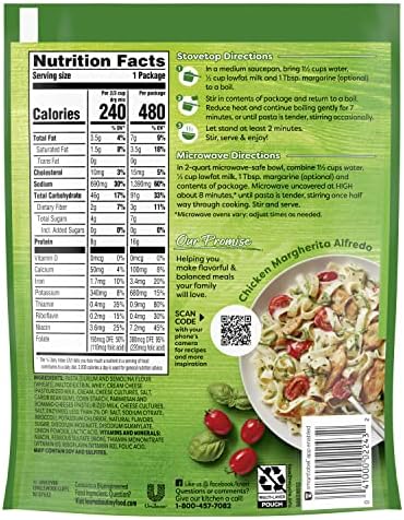 Knorr Pasta Sides 8 Count Alfredo Broccoli Fettuccine For Delicious Quick Pasta Side Dishes No Artificial Flavors, No Preservatives, No Added MSG 4.5 oz