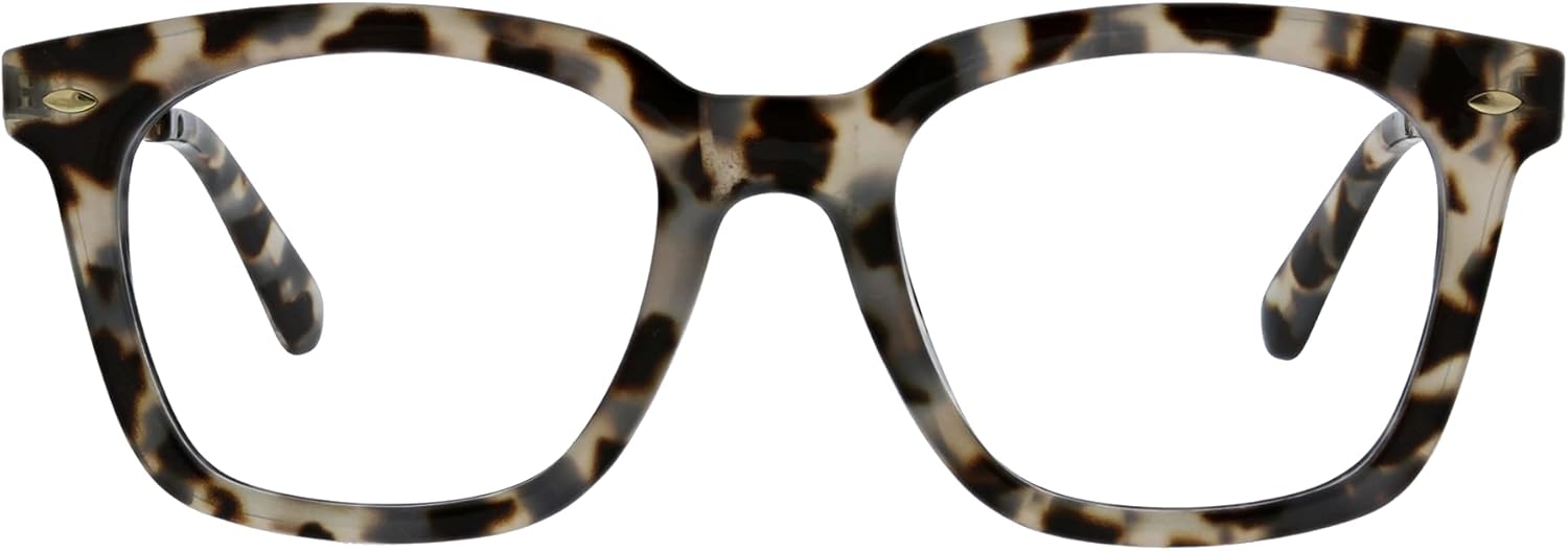 Peepers by PeeperSpecs womens Limelight Oversized Blue Light Blocking Reading Glasses