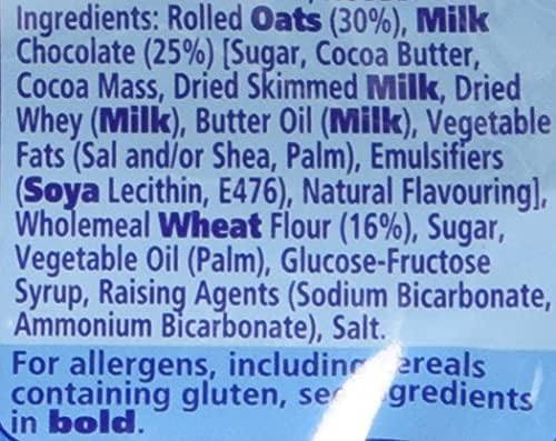 McVitie's Milk Chocolate Hobnobs 262g (Pack of 6)