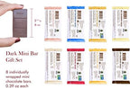 Chuao Chocolatier Chocolate Mini Gift Box | Gourmet Chocolate Assorted Bars European No Preservatives | For Gift Baskets, Christmas, Valentines Day, Gifts for Women, Men, Birthday, Thank You, Care Package (Dark Chocolate, 8 Bars)