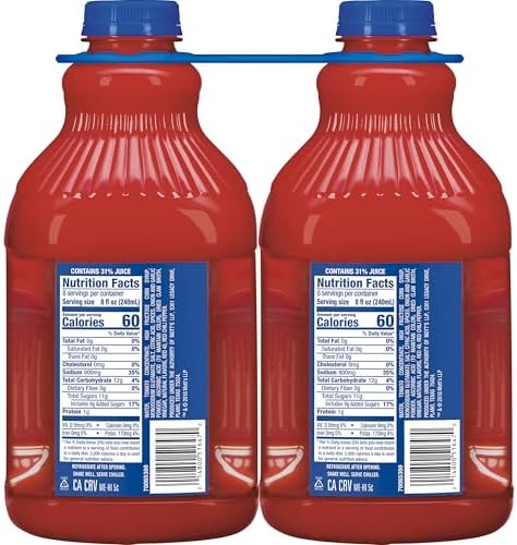 Clamato Original Tomato Cocktail, 64 fl oz bottle 2 Pack, Flavored With Tomato Juice & Spices, Perfect Mixer for the Authentic Michelada, Bloody Mary Drinks, and Seafood Cocktail