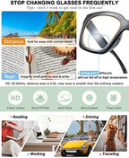 MARE AZZURO Oversized Bifocal Reading Glasses Women Blue Light Blocking Readers 1.0 1.25 1.5 1.75 2.0 2.25 2.5 2.75 3.0 3.5