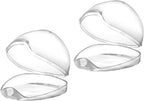 Accmor Pacifier Case, Pacifier Holder Case, Pacifier Container for Travel, BPA Free, Transparent, 2 Pack