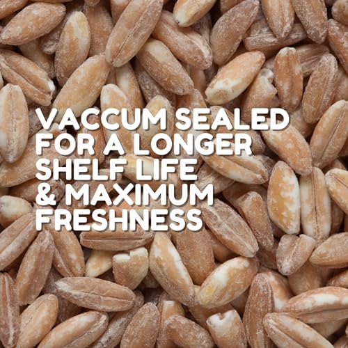Cucina & Amore Pearled Farro from Italy 17.6 oz Pack of 8 | Non-GMO, Whole Grain, High in Fiber, Vegan, Kosher| Perfect for Soups, Salads, and More | Vacuum Packed